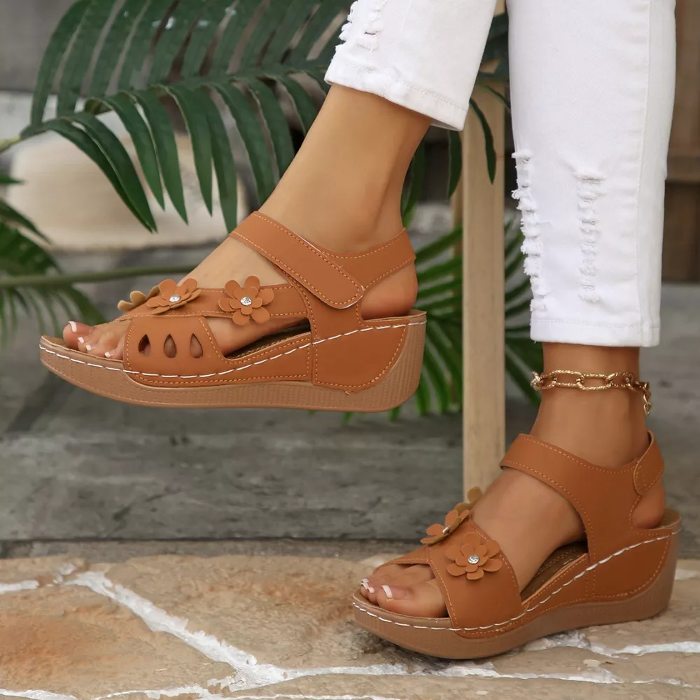 Open Toe Wedge Sandals, image 8