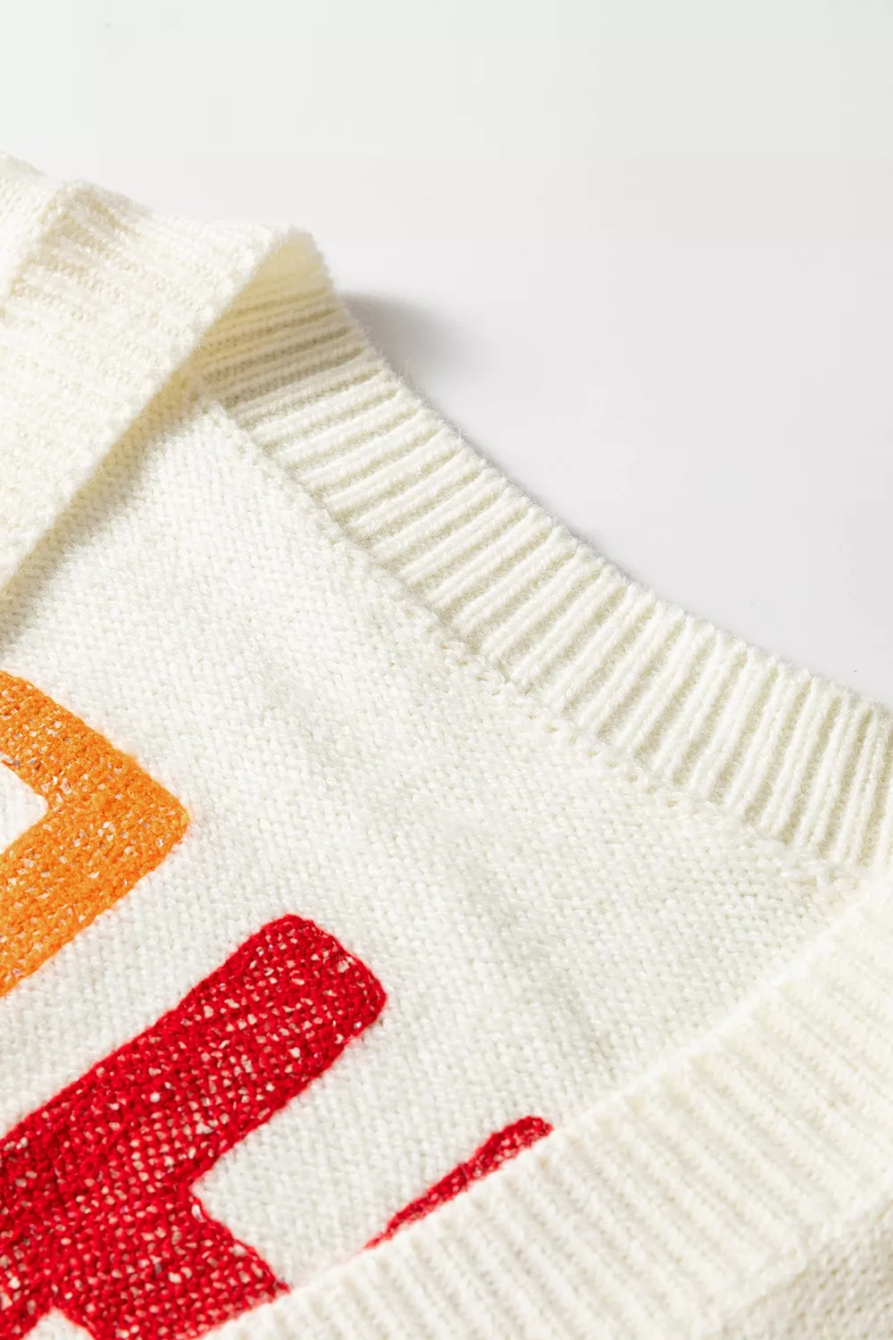 'HO HO HO' Button Up Knit Cardigan, image 9