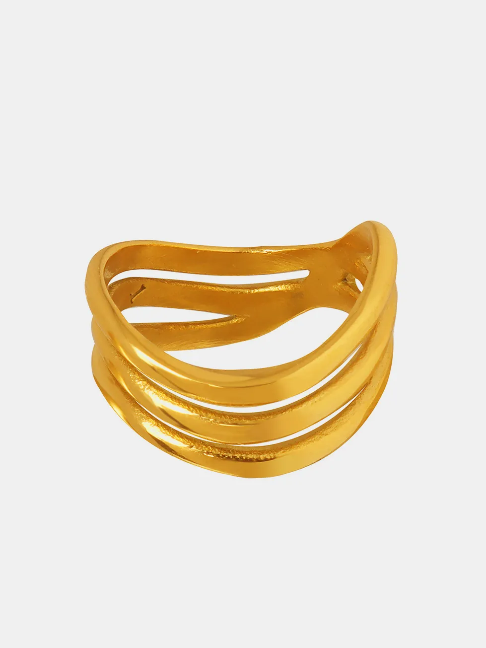 Titanium Steel Three-Layered Ring, image 3