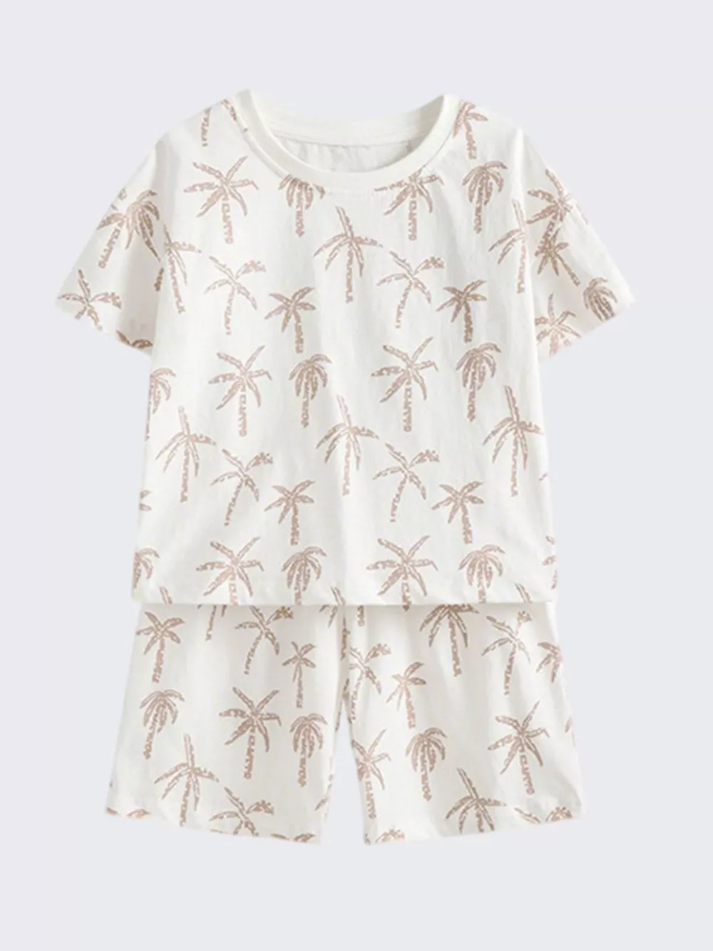 Children's Tropical Palm Print Outfit Set, image 4