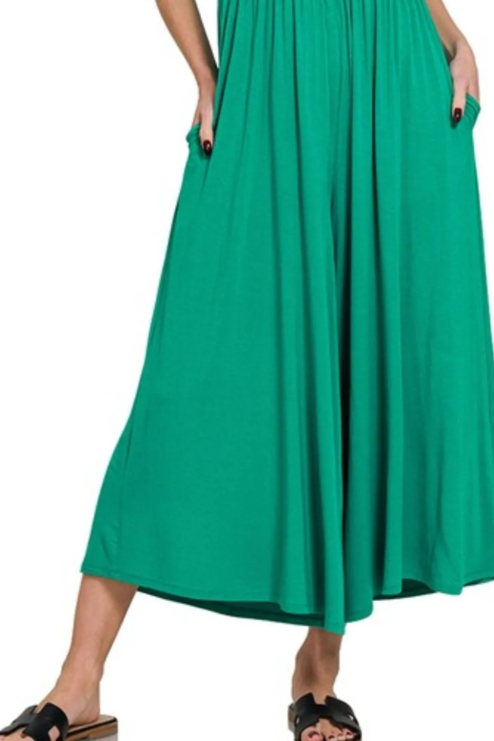 Double Layered Short Sleeve Jumpsuits, image 3