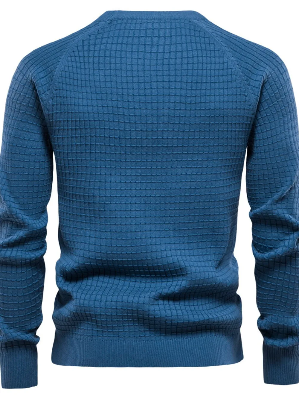Texture Round Neck Long Sleeve Sweater, image 4