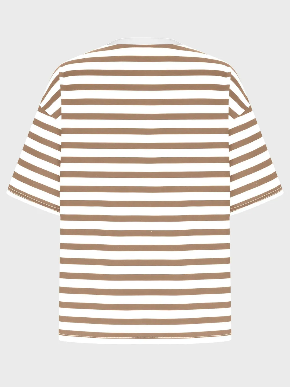 Striped Round Neck Half Sleeve T-Shirt, image 15