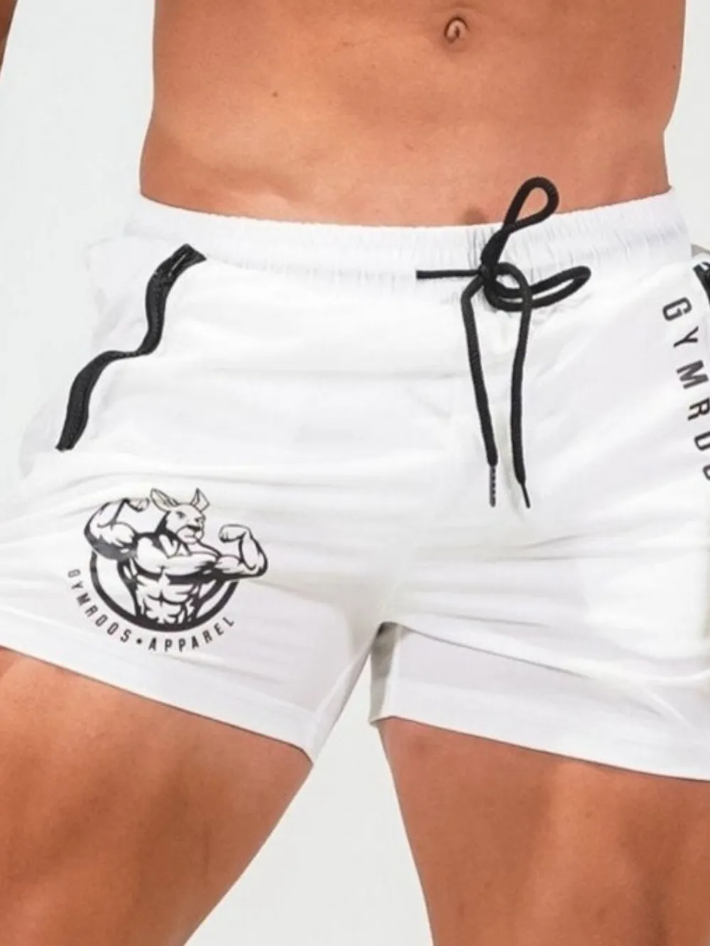 Men's Plus Size Drawstring Waist Shorts, image 8