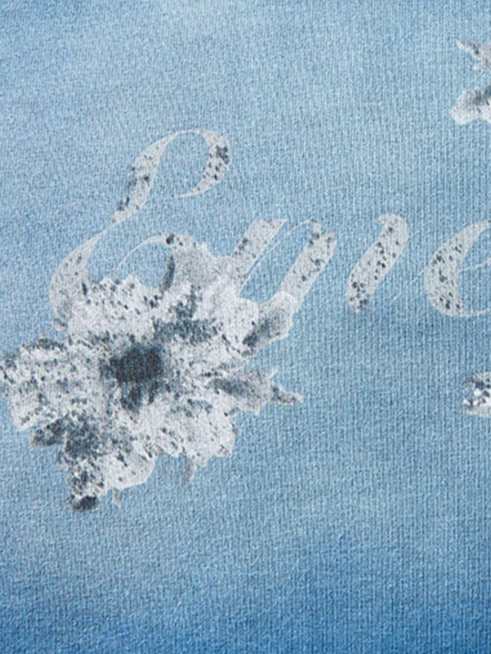 Men's Floral Print Gradient Washed T-Shirt, image 3