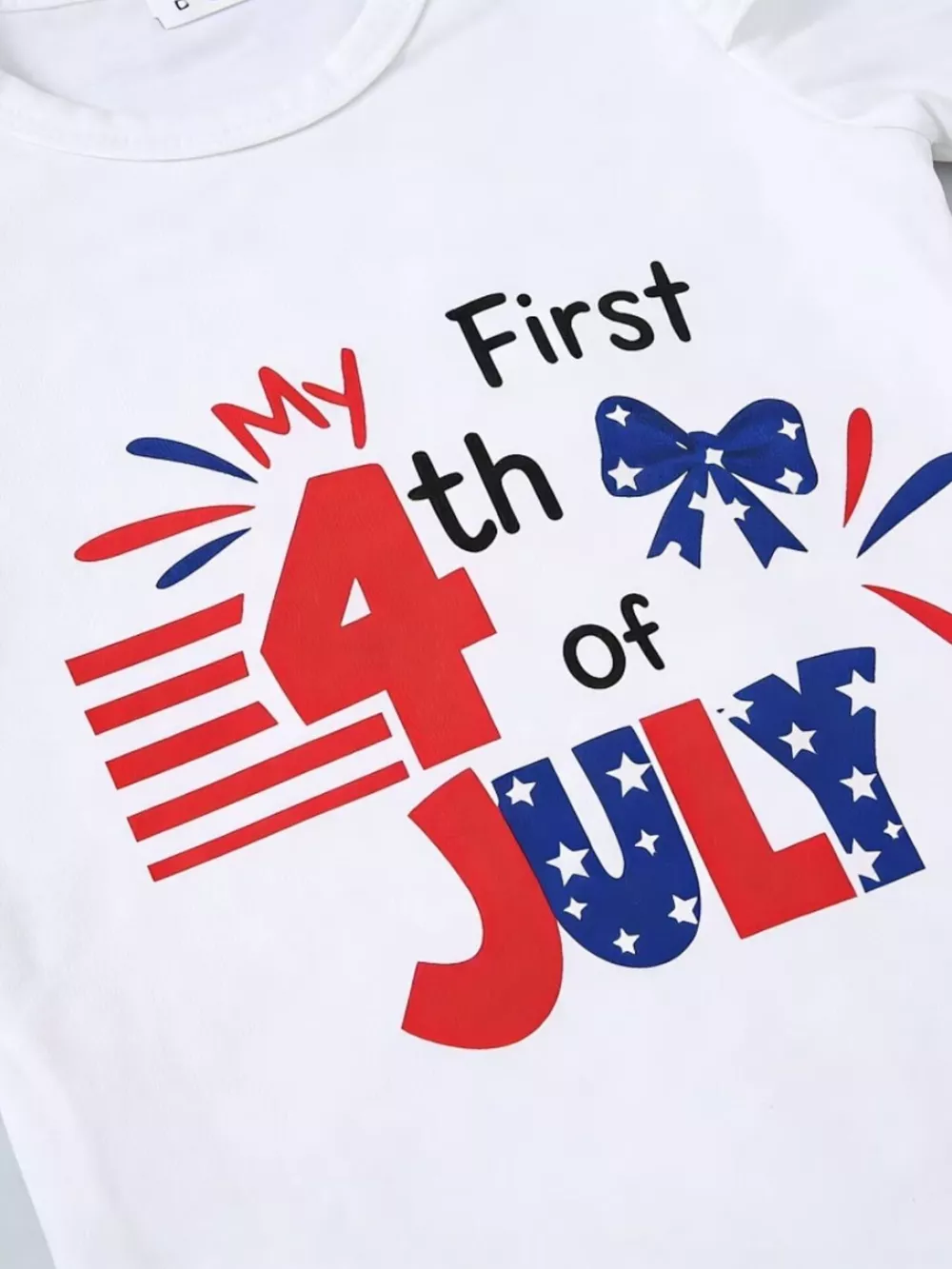 Children's Patriotic Print Three-Piece Set, image 10