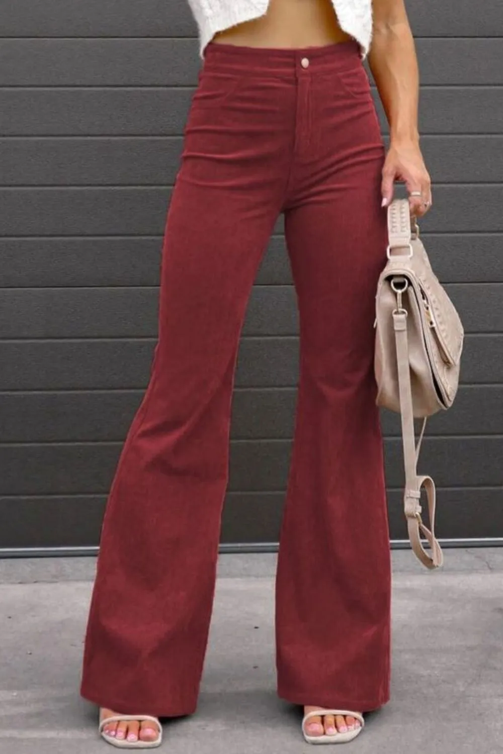 Full Size Hight Waist Bootcut Pants Plus Size, image 3