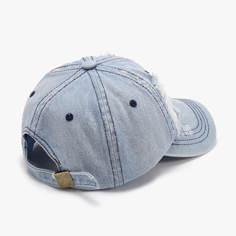 Distressed Cotton Baseball Cap, image 5