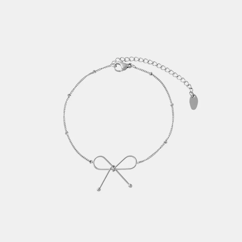Titanium Steel Bow Bracelet, image 4