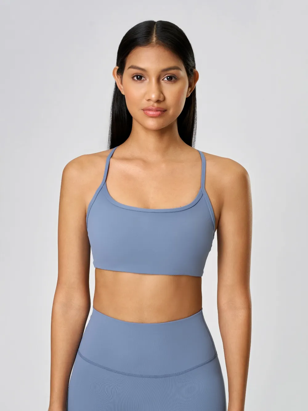 Crisscross Back Scoop Neck Active Cami with Detachable Chest Pads, image 27