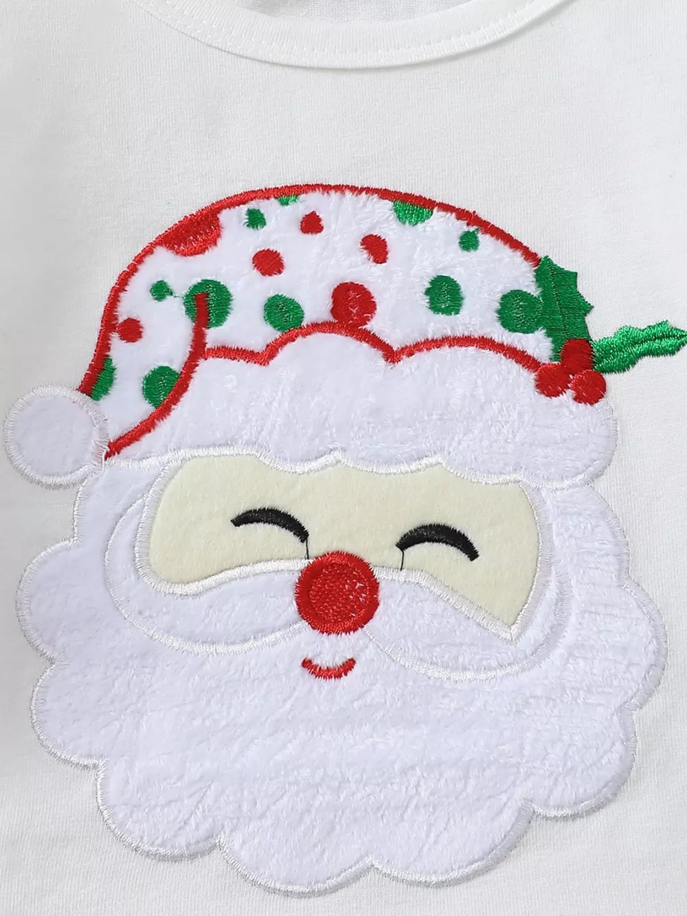 Children's Christmas Ruffle Trim Top and Pants Set, image 4