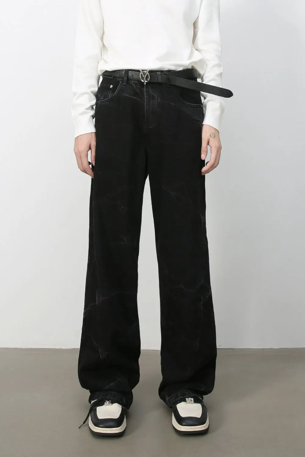 Men's Baggy Jeans with Pockets