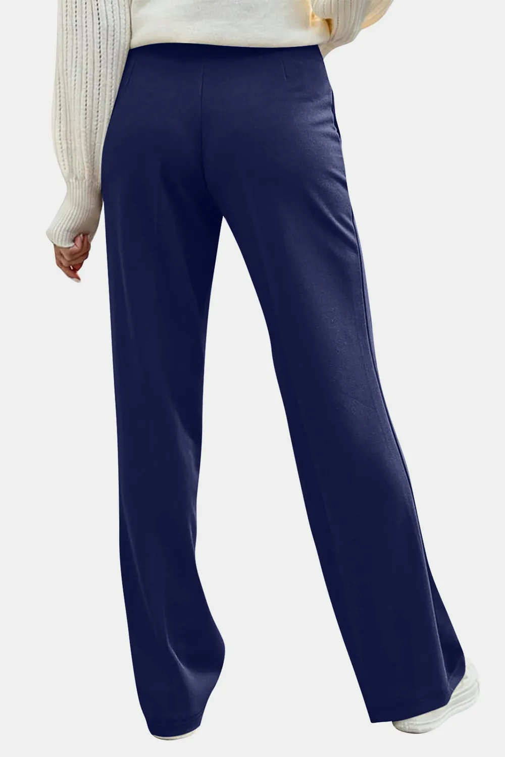 Decorative Button High Rise Pants, image 15