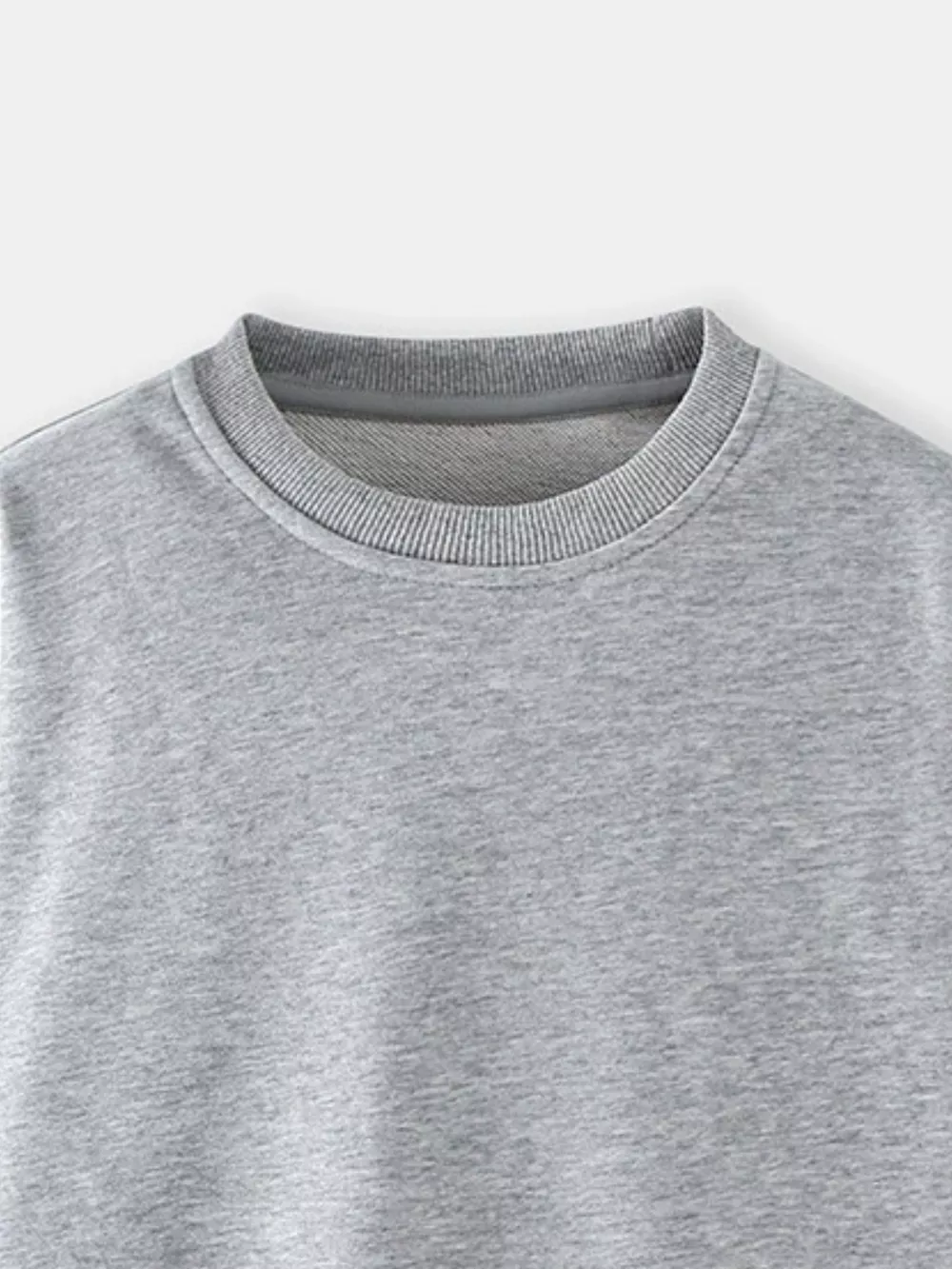 Children's Casual Solid Color Crew Neck Sweatshirt, image 5