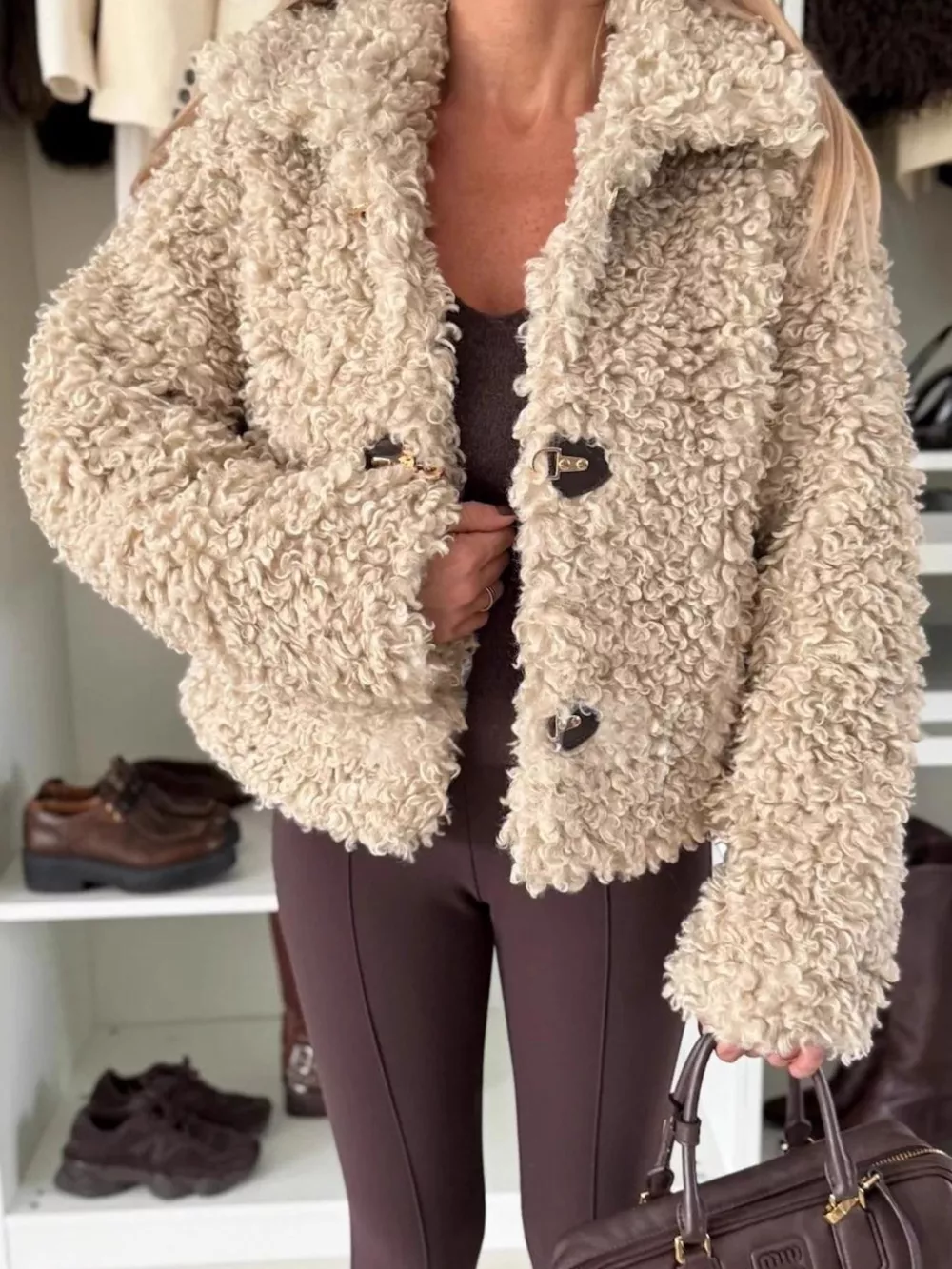 Sherpa Button-Down Outerwear, image 3