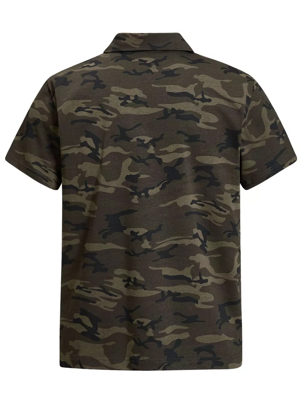 Men's Camouflage Short Sleeve Polo, image 3