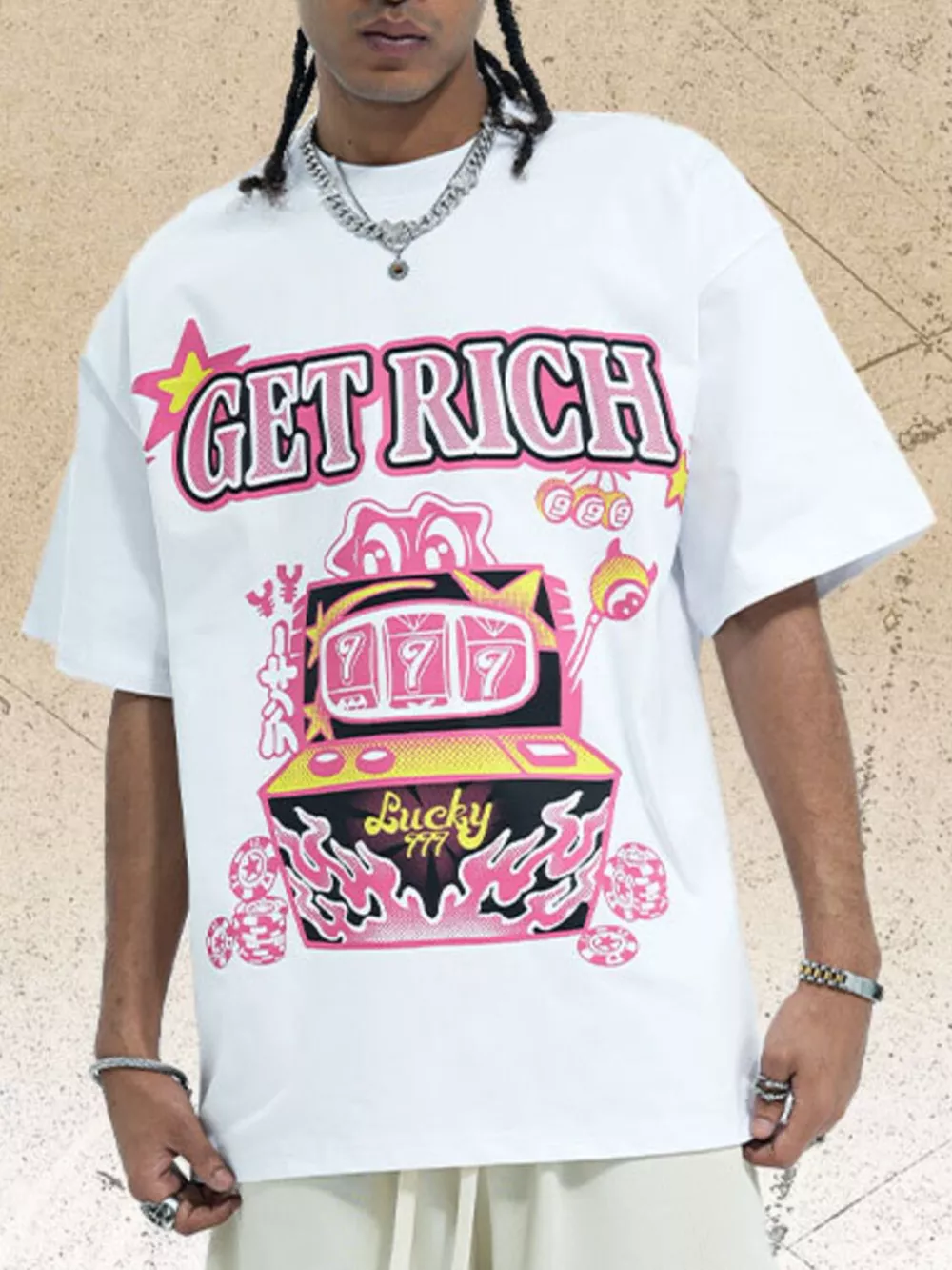 Men's Graphic Round Neck T-Shirt, image 5