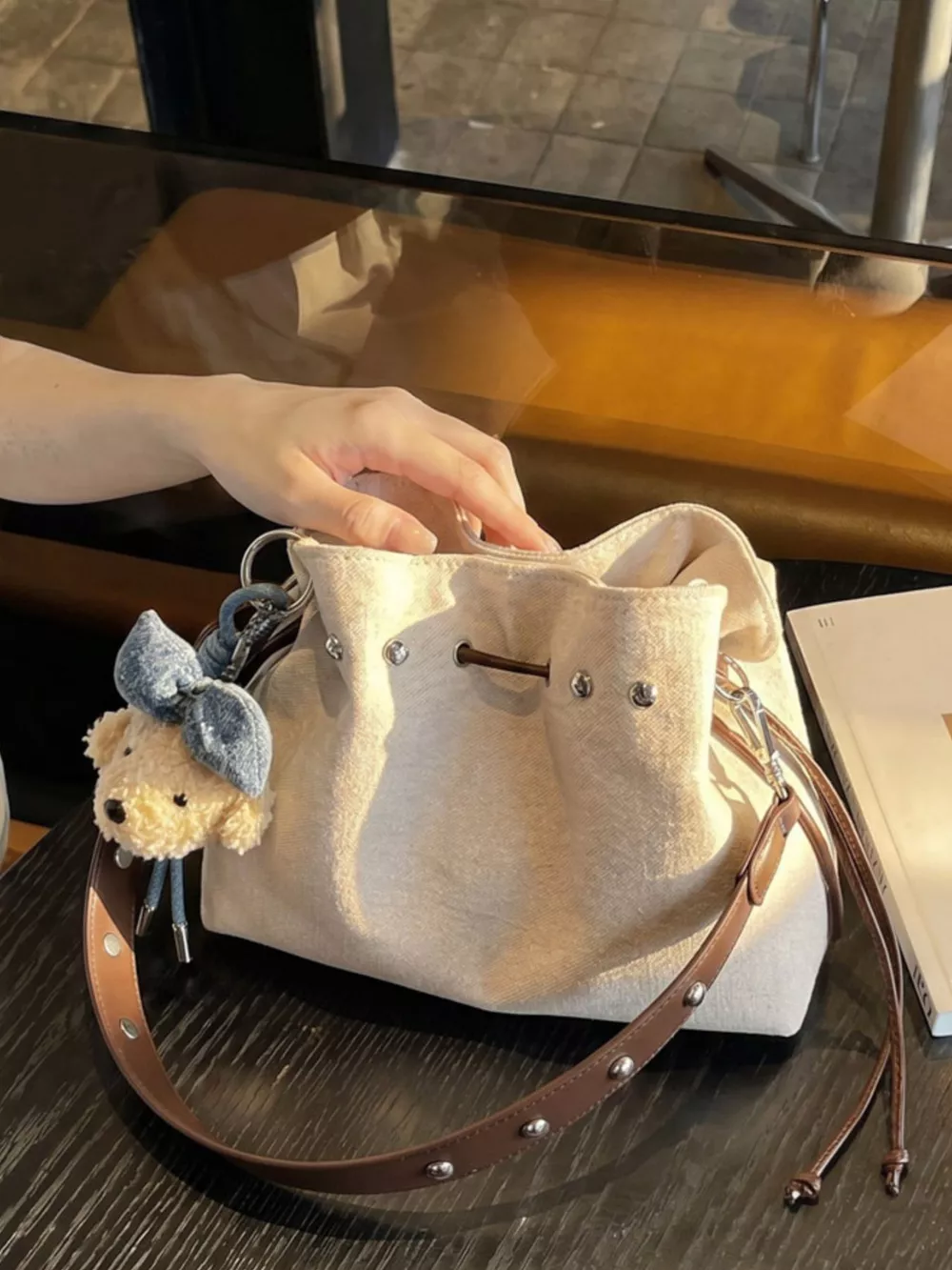 Bucket Crossbody Bag, image 7