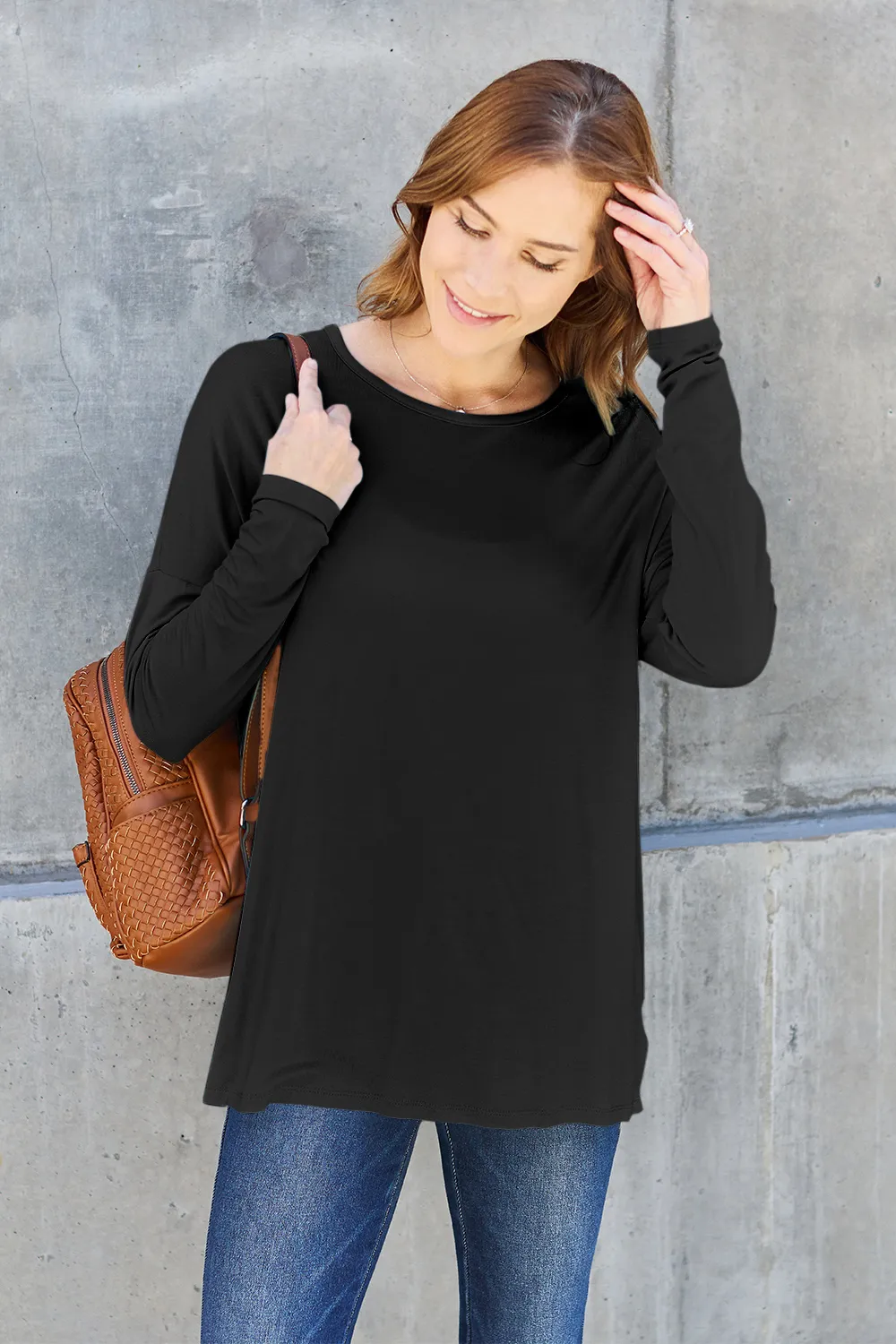 Full Size Round Neck Dropped Shoulder T-Shirt, image 21