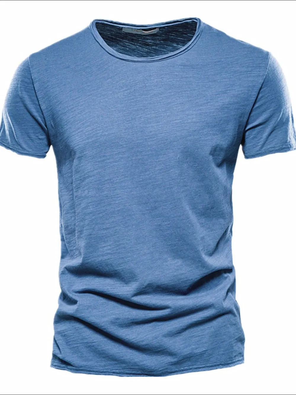 Men's Full Size Round Neck Short Sleeve T-Shirt Plus Size, image 9