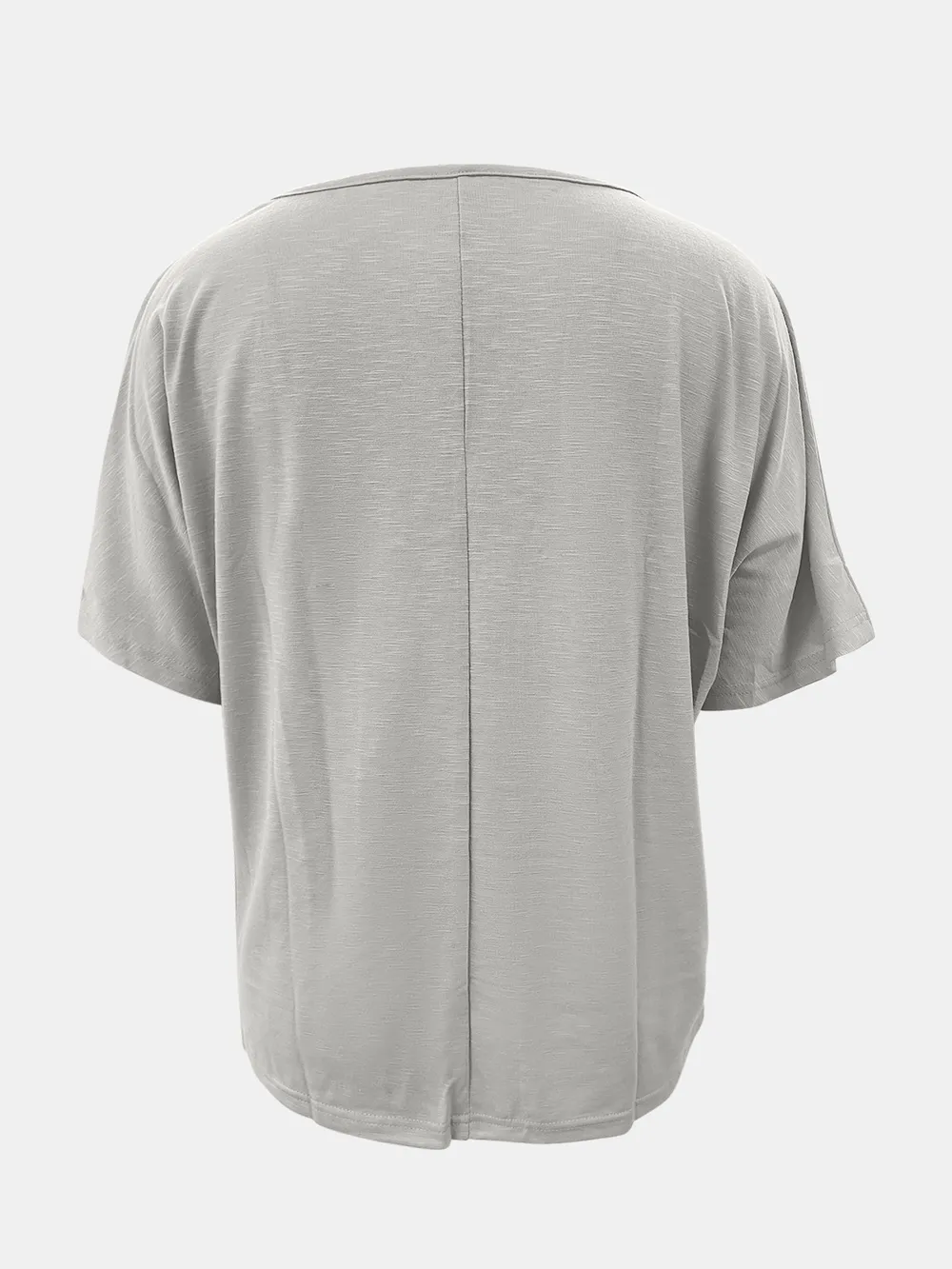 Full Size Scoop Neck Short Sleeve T-Shirt, image 4
