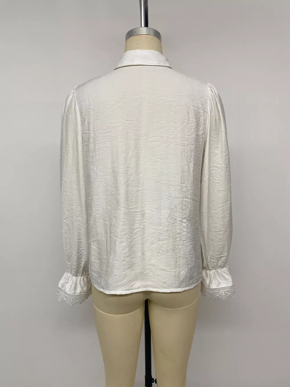 Lace-Trimmed Button-Down Shirt, image 12
