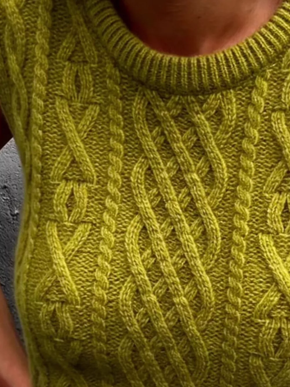Cable Knit Sweater Vest, image 7