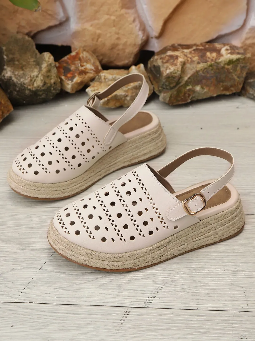 Hollow Out Platform Sandals, image 9