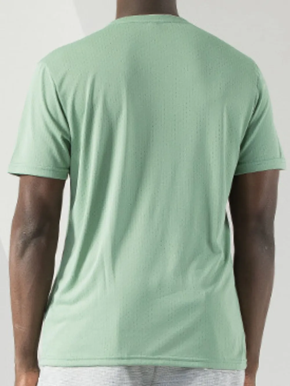 Men's Plus Size Round Neck Short Sleeve Active T-Shirt, image 4