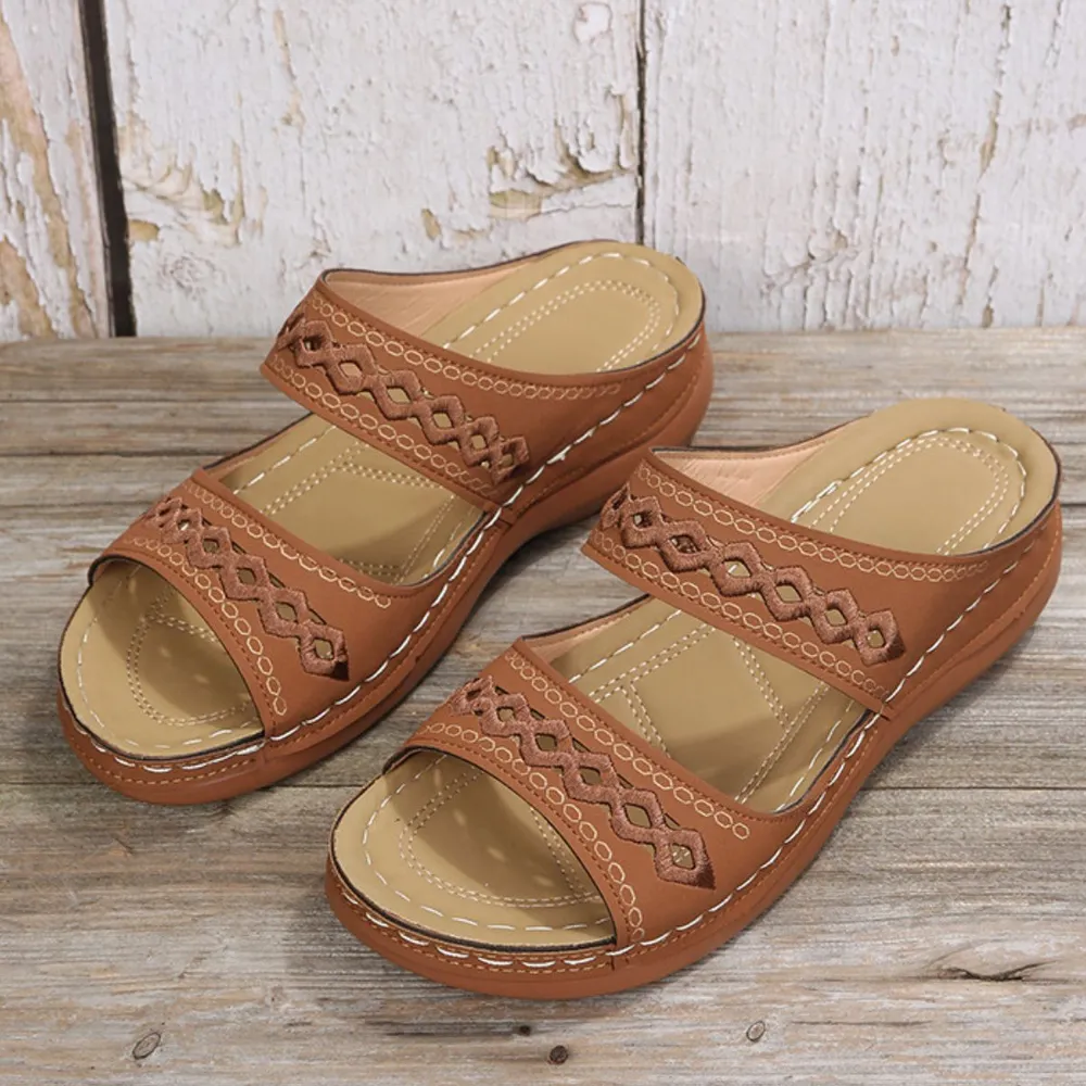 Open Toe Flats Sandals, image 3