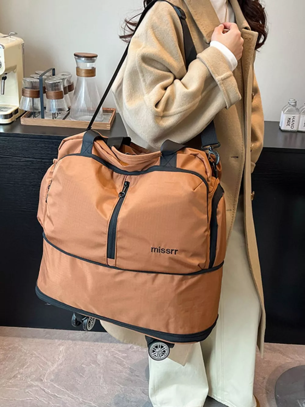 Rolling Nylon Travel Bag, image 10