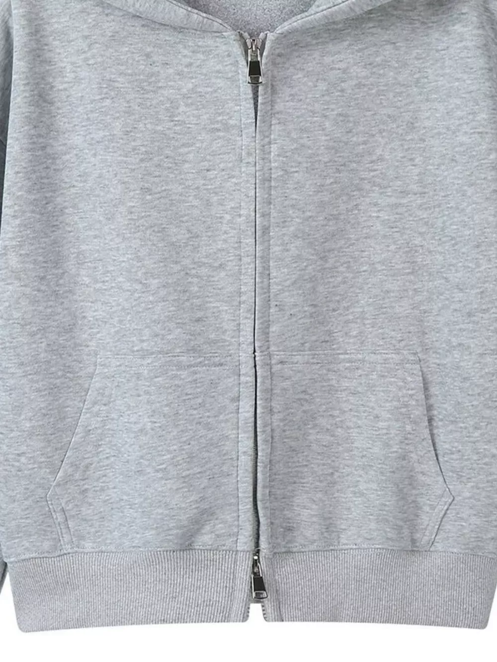 Full Size Casual Zip-Up Long Sleeve Hoodie Plus Size, image 15