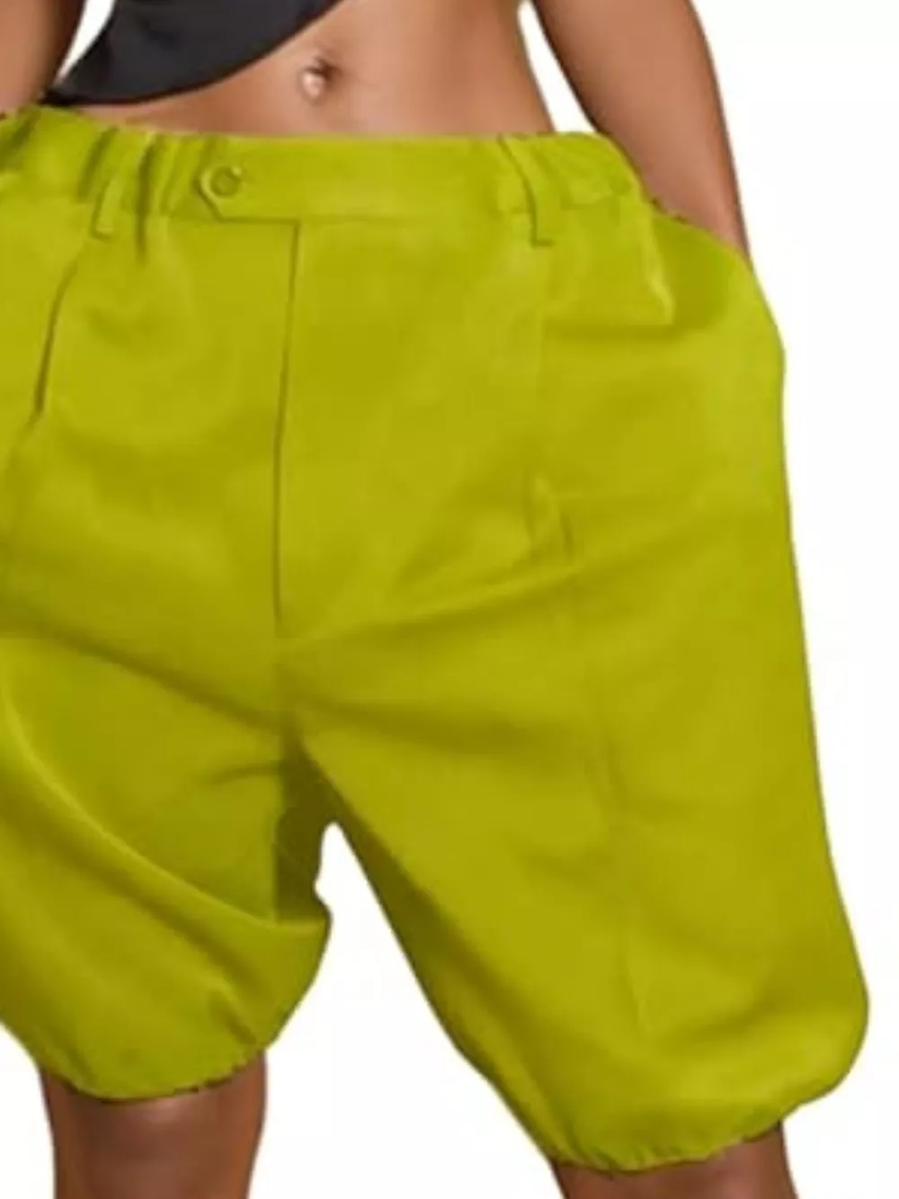 Pleated Detail High Waist Shorts, image 22