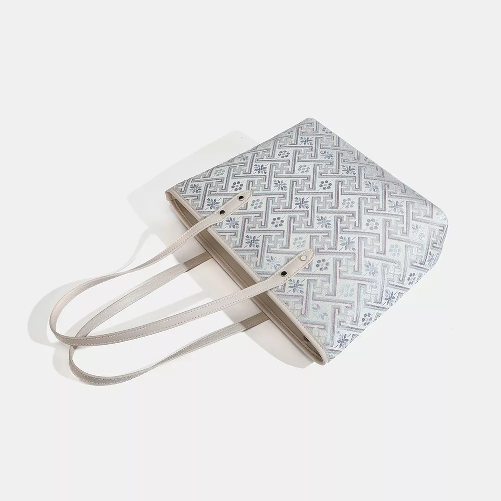 Geometric Pattern Tote Bag, image 3