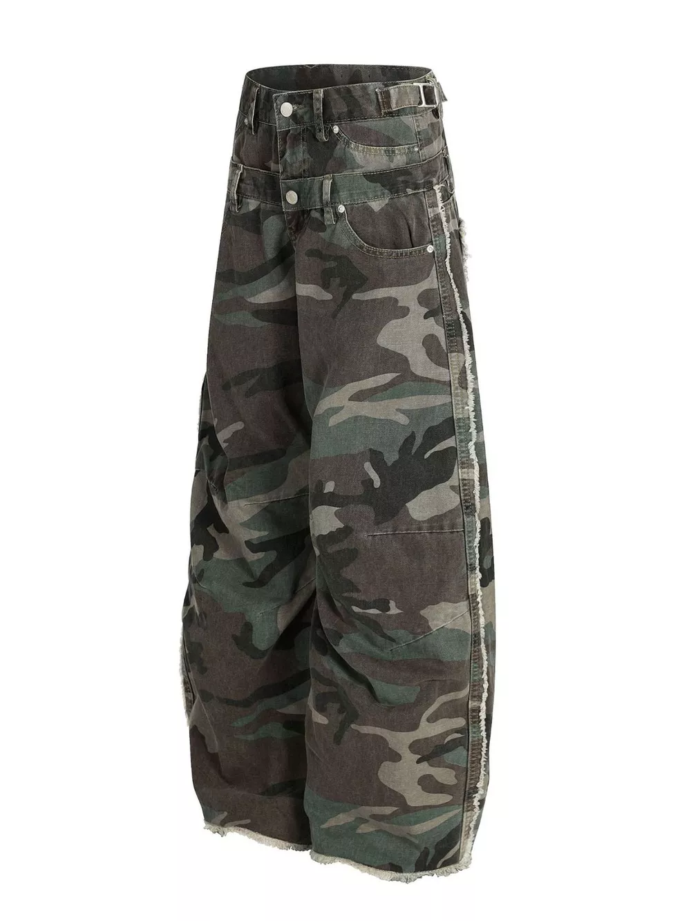 Men's Camouflage Wide-Leg Pants, image 2