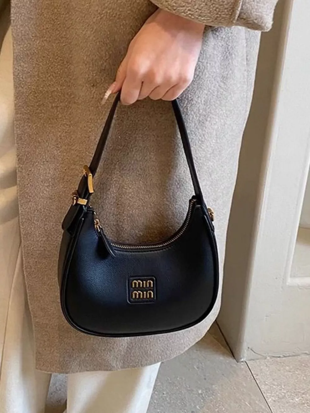 Elegant PU Leather Shoulder Bag, image 6