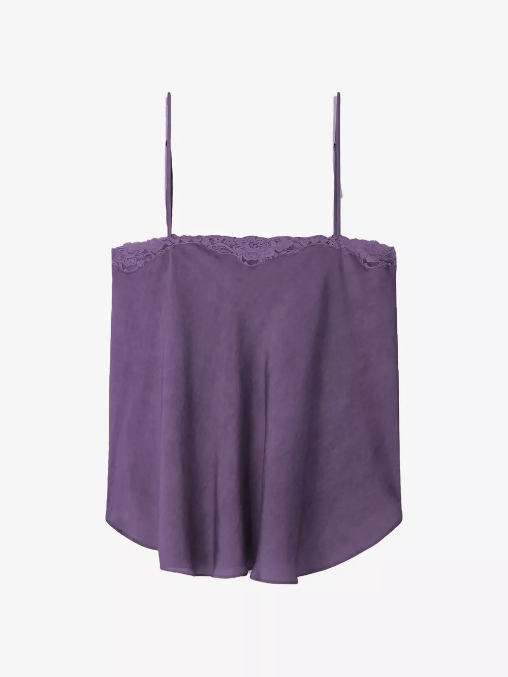 Lace Trim Flowy Cami Top, image 8