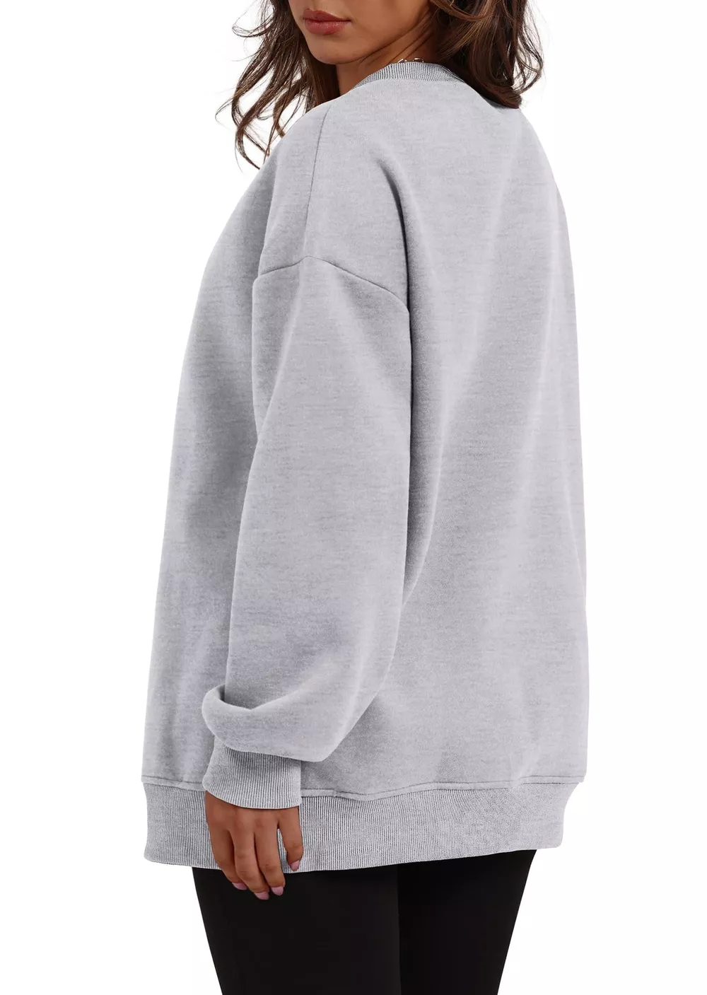 Casual Solid Color Long Sleeve Sweatshirt, image 16