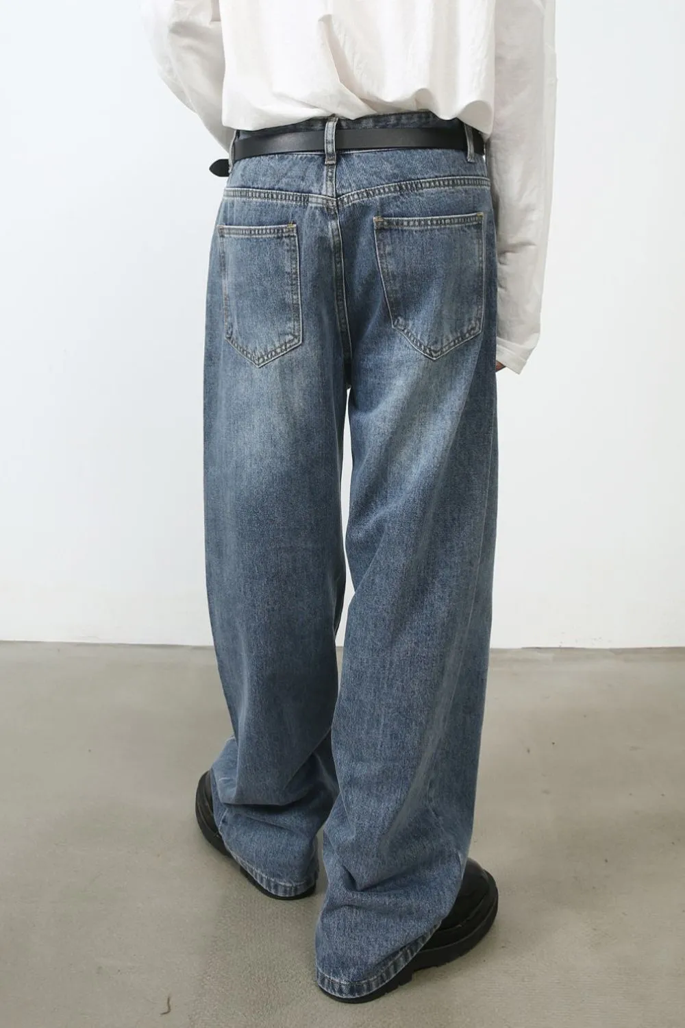 Men's Mid Rise Jeans with Pockets, image 4