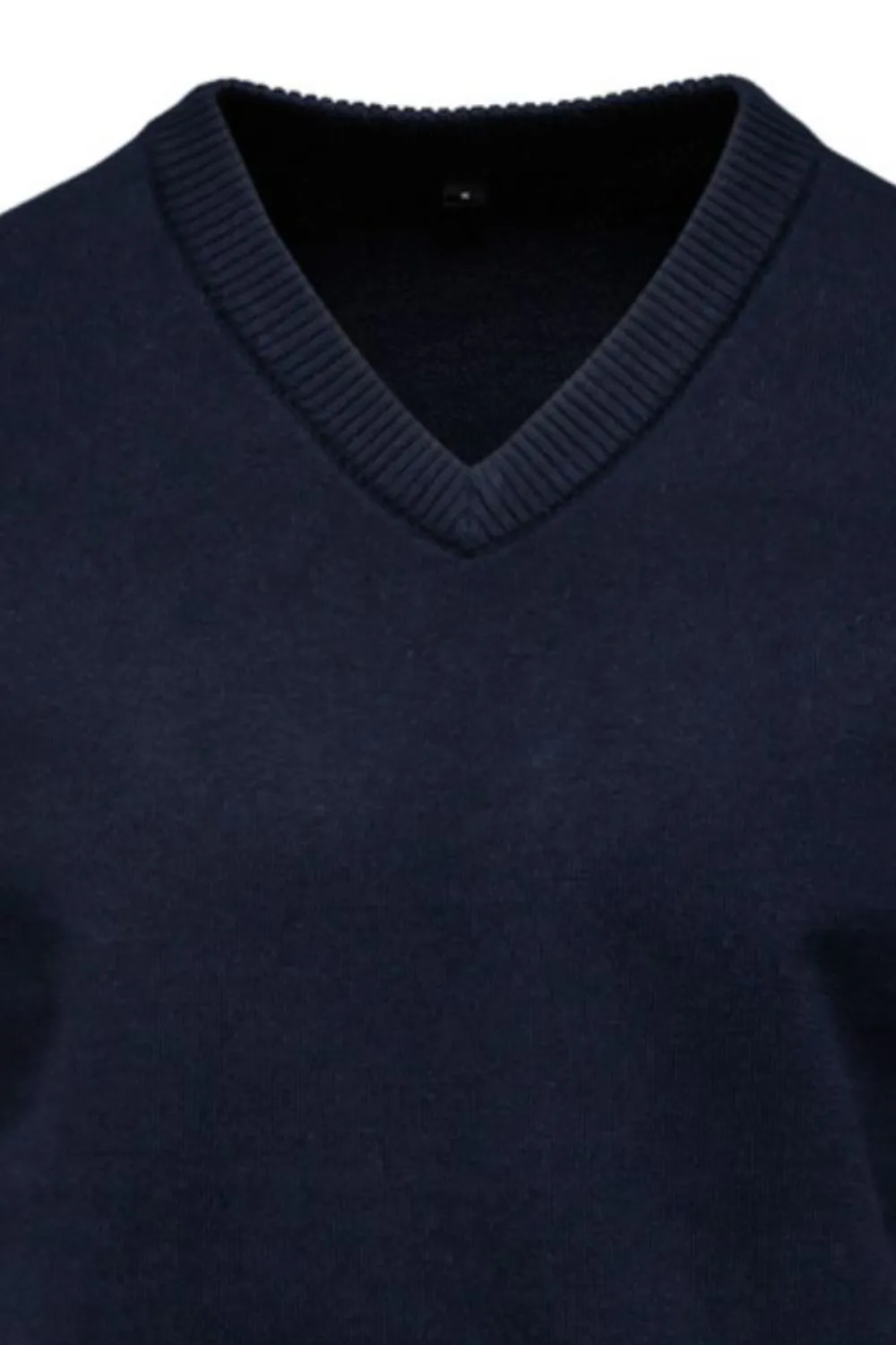 Men's Ribbed Hem V-Neck Long Sleeve Sweater, image 6