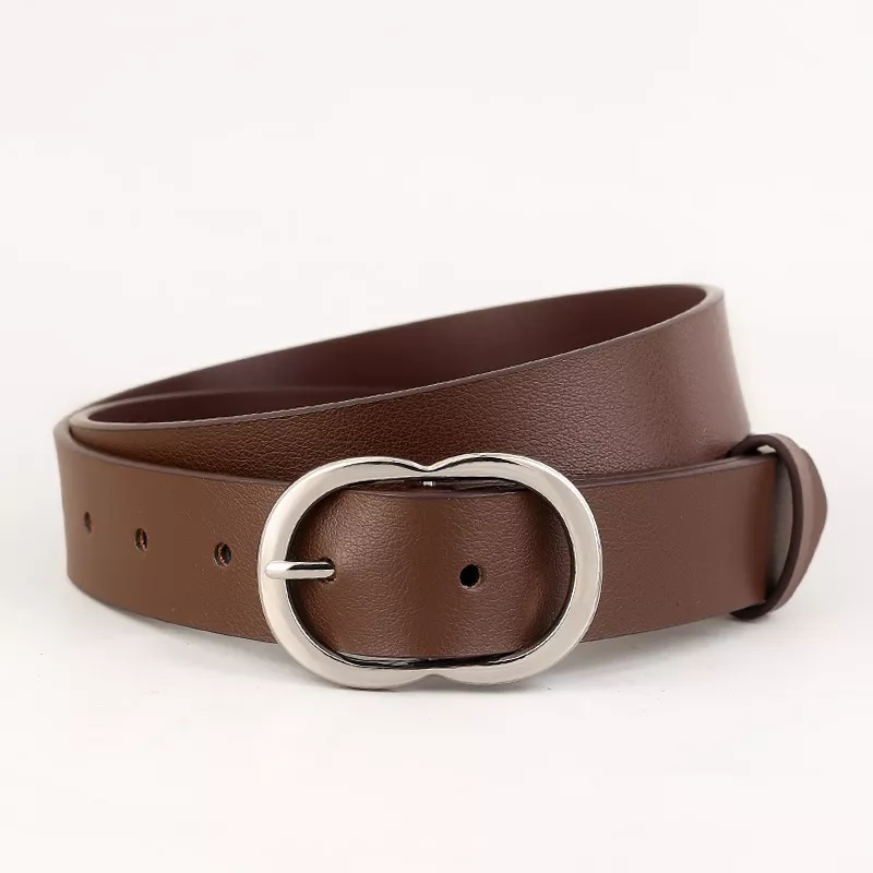 Skinny Belt with Oval Buckle, image 6