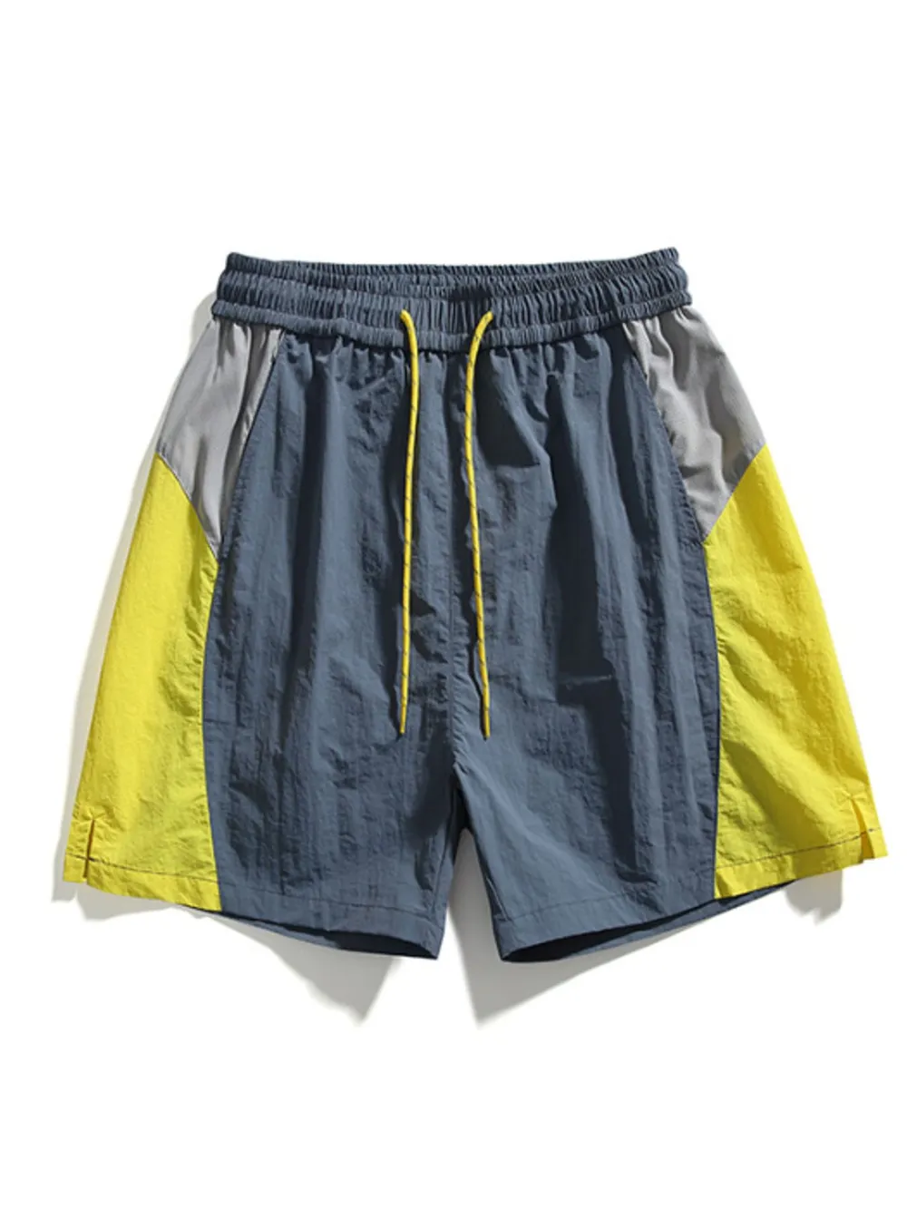Men's Drawstring Color Block Shorts, image 10