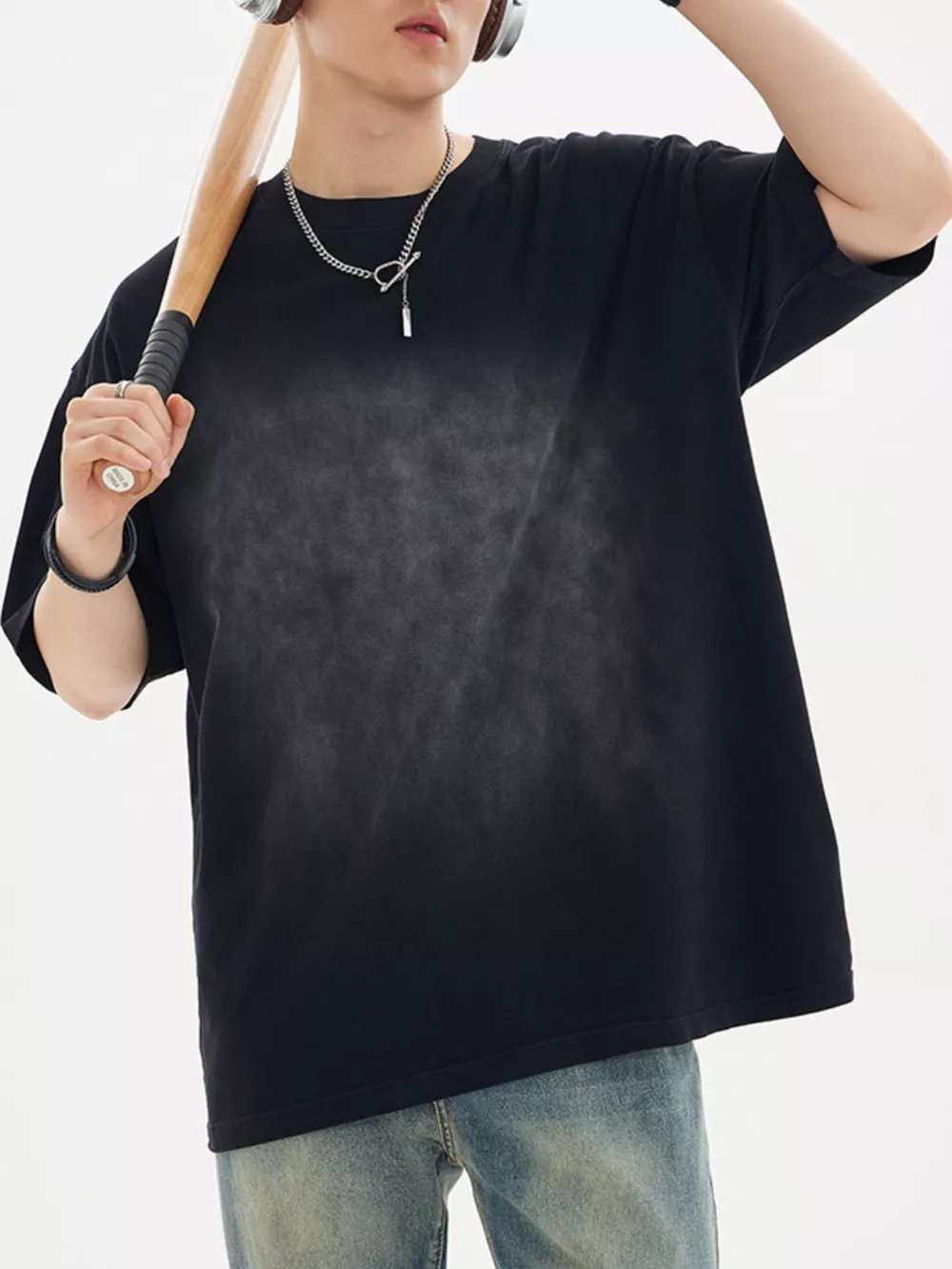 Men's Round Neck Half Sleeve T-Shirt, image 7