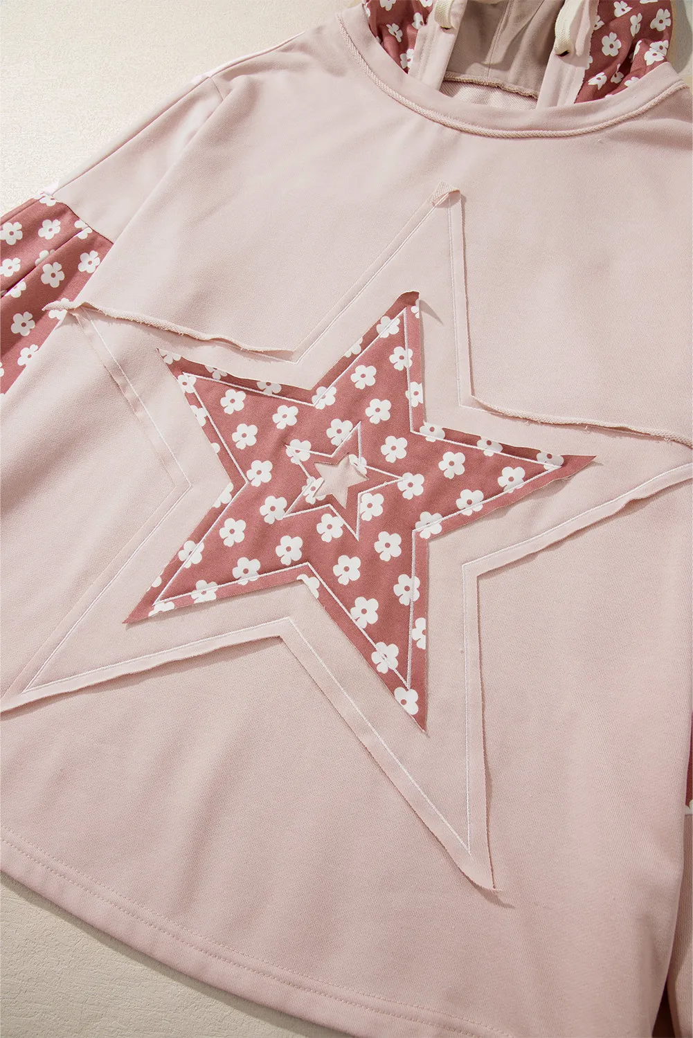 Drawstring Star Long Sleeve Hoodie, image 10