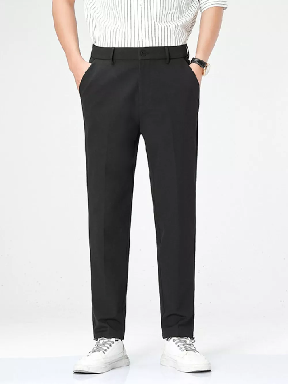 Men's Loose Fit Straight Leg Pants