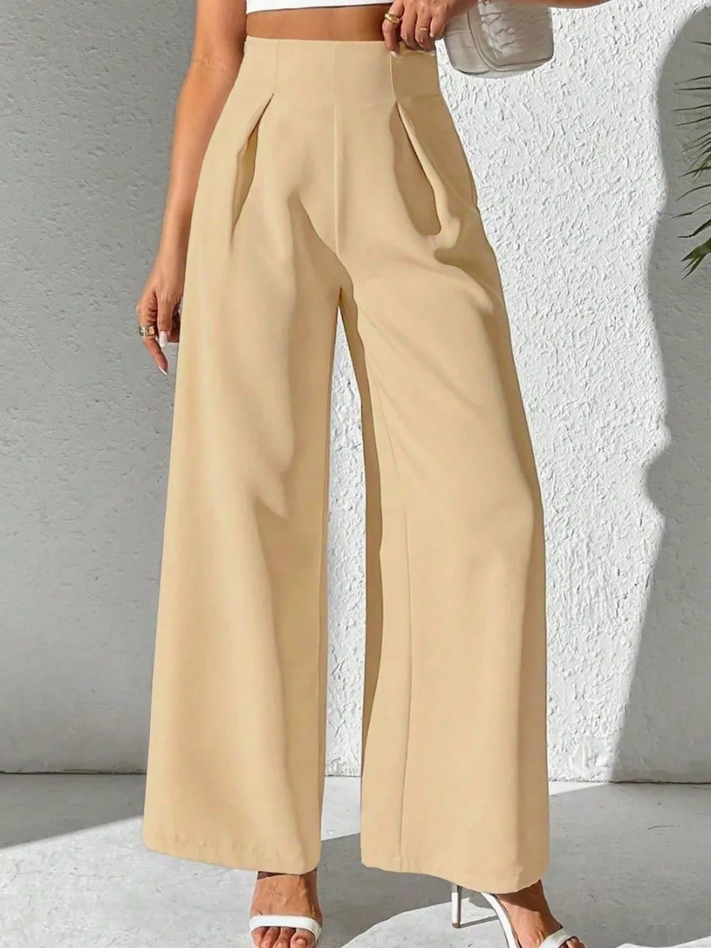 Wide Leg High Waist Pants, image 9