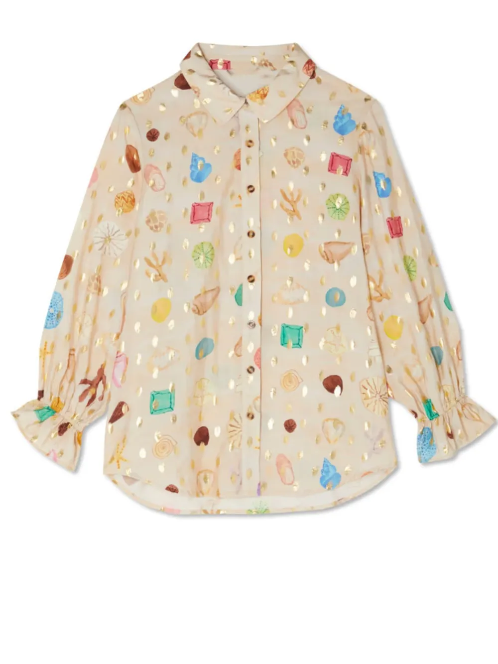Colorful Print Shirt and Shorts Matching Set, image 6