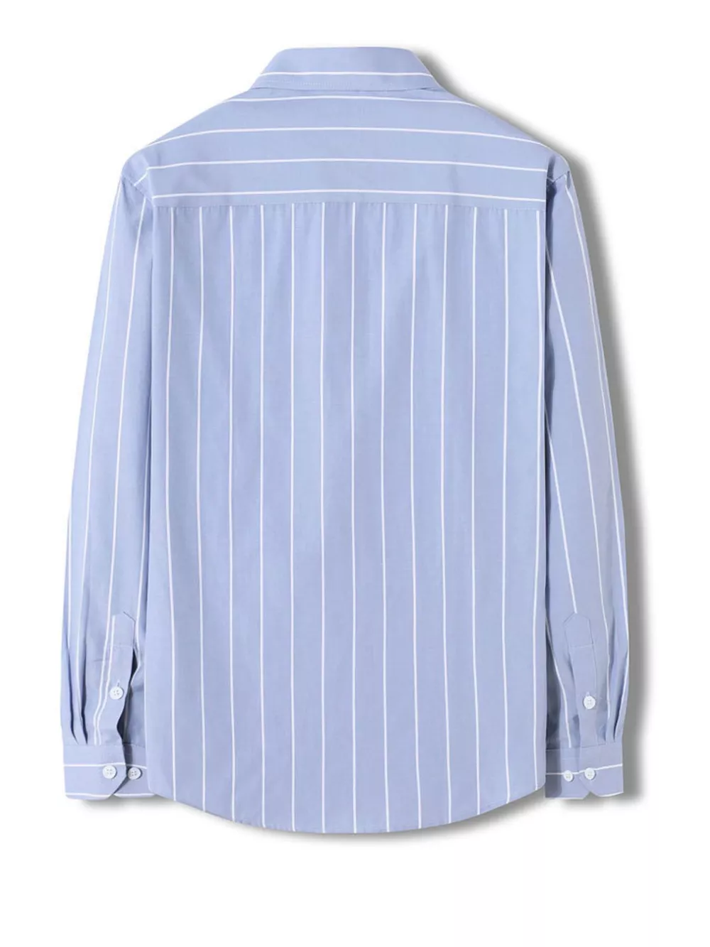 Men's Plus Size Classic Striped Long Sleeve Shirt, image 3
