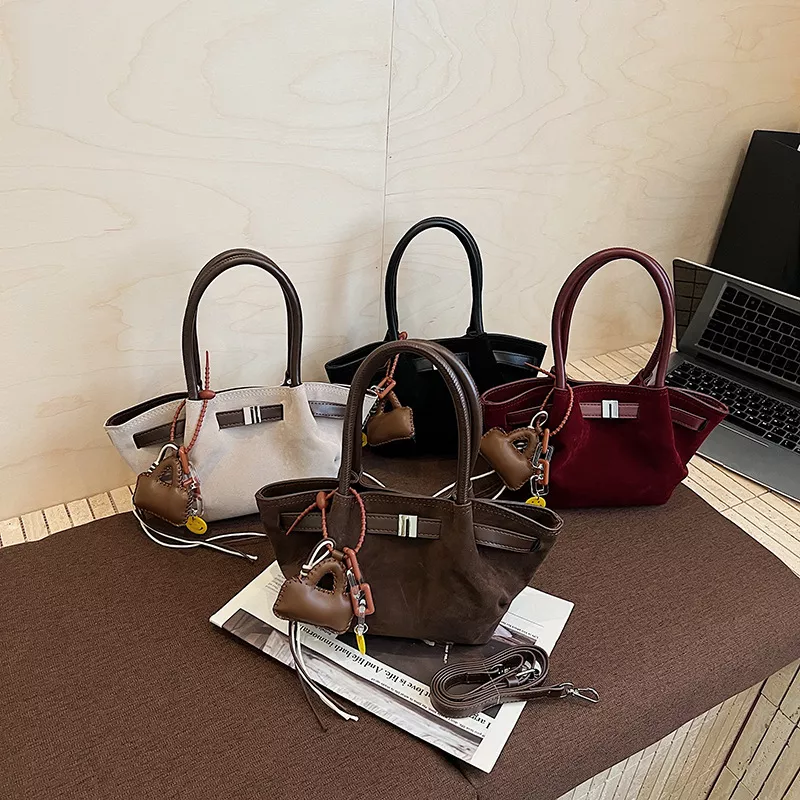 PU Leather Suede Mini Handbag, image 2