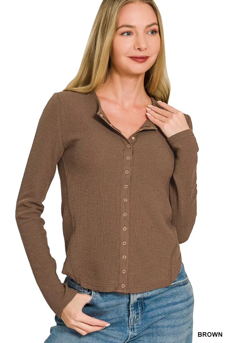 Double Knit Snap Button Shirts